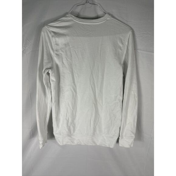 UNDER ARMOUR UA RIVAL Terry White Crewneck SWEATSHIRT  Mens Size S - Picture 2 of 3